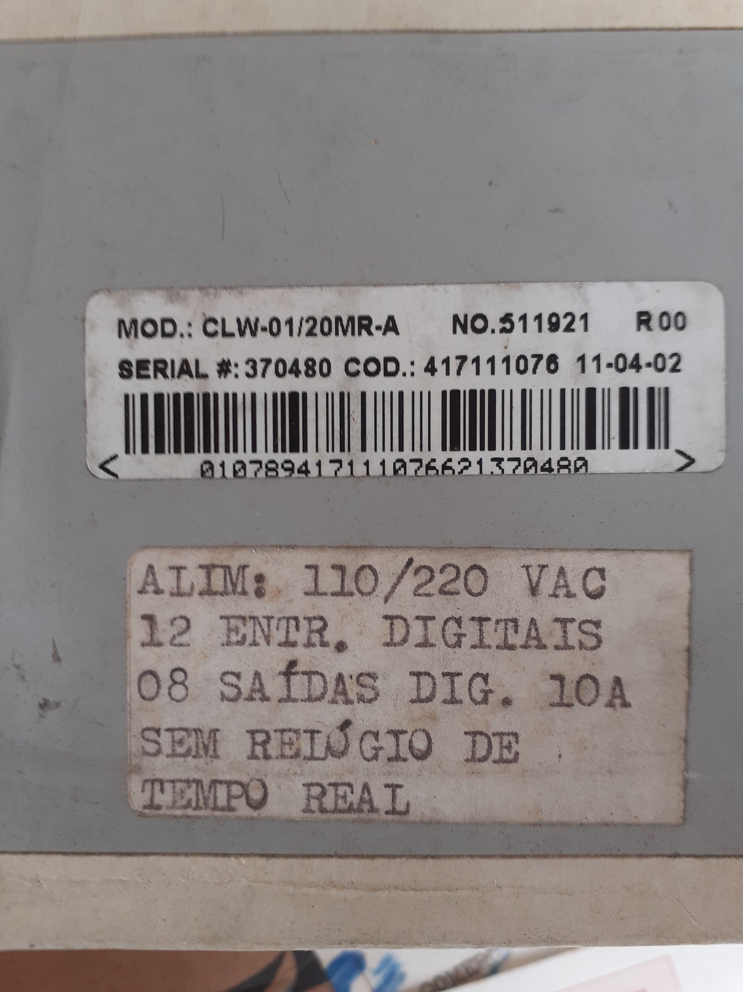 CLP WEG CLW-01-20MR-A
