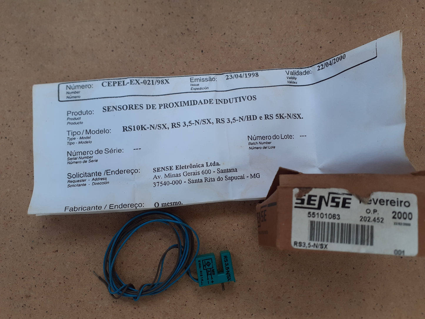 Sensor Sense RS3.5-N-SX