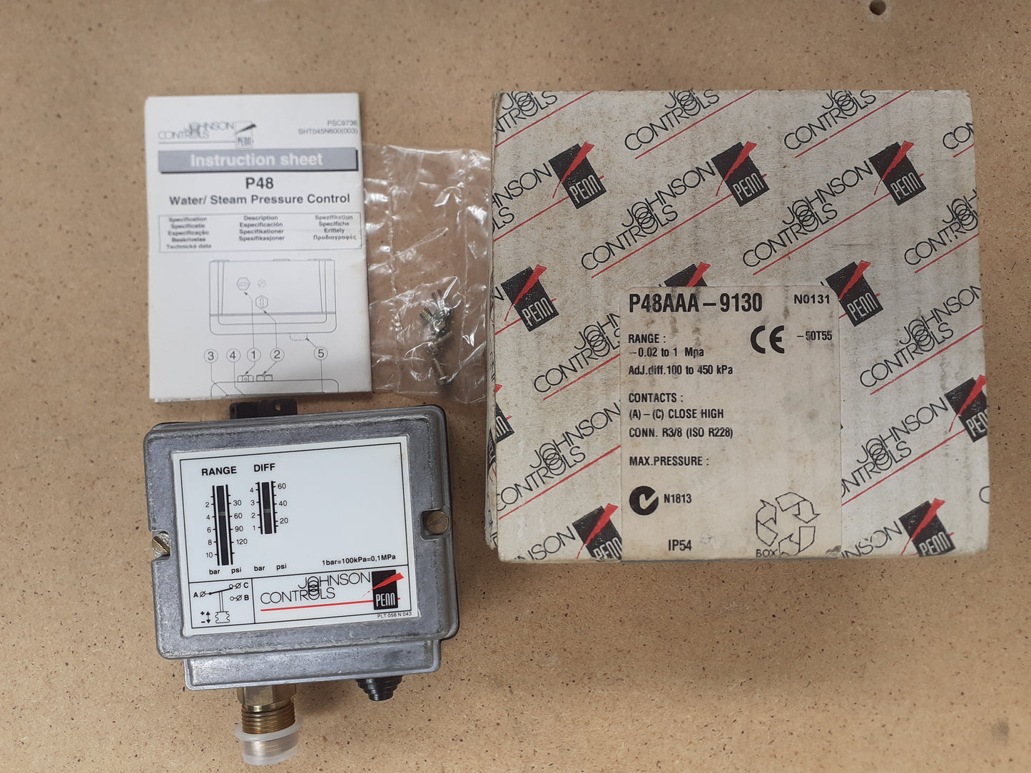 Pressostato Johnson Controls P48AAA-9130