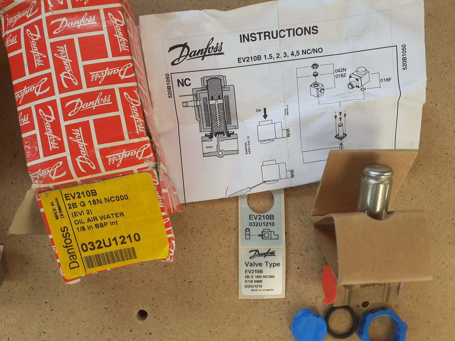 Solenoide Danfoss EV210B 032U1210
