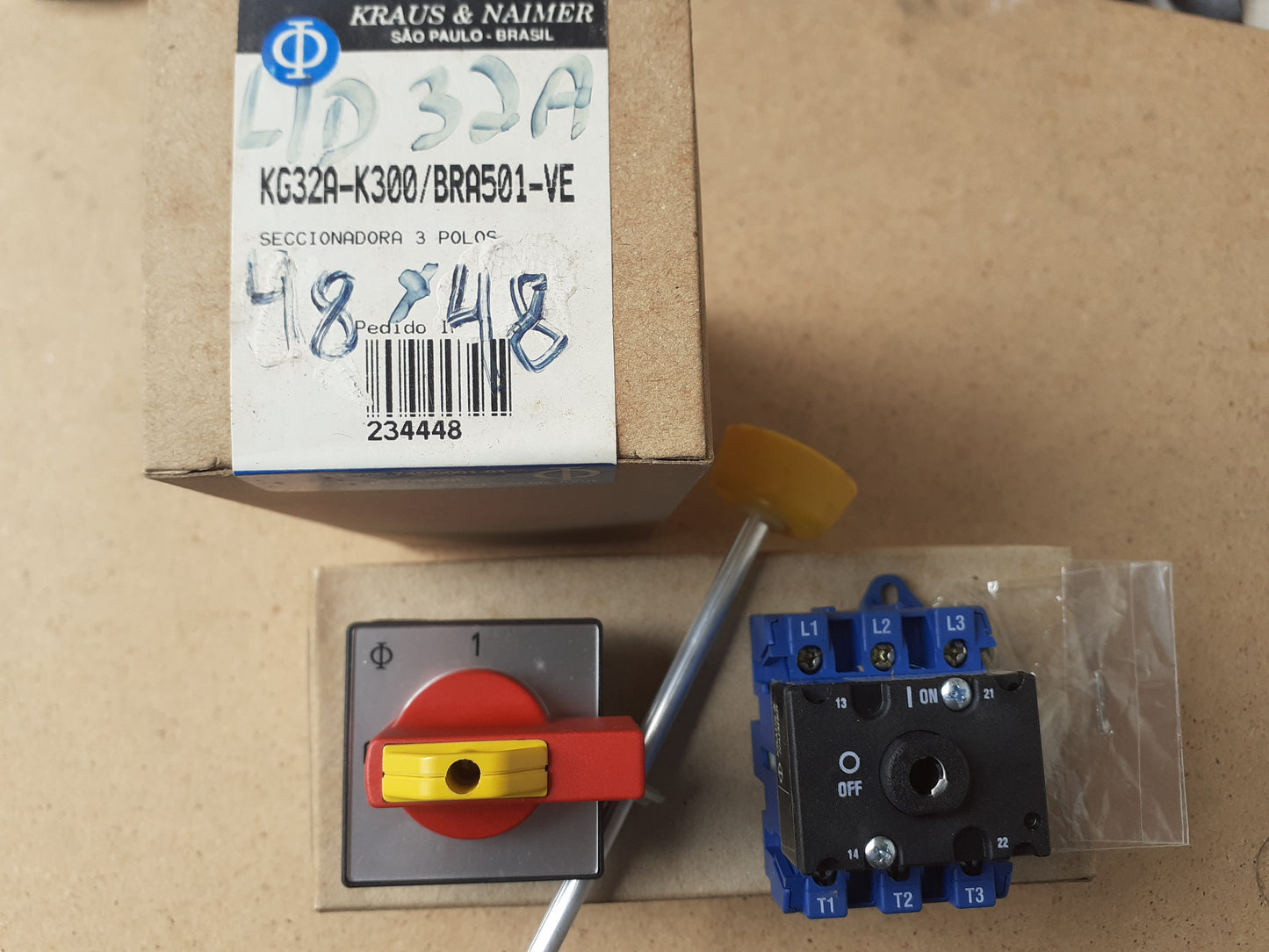 Seccionadora Kraus Naimer KG32AK300BRA501VE