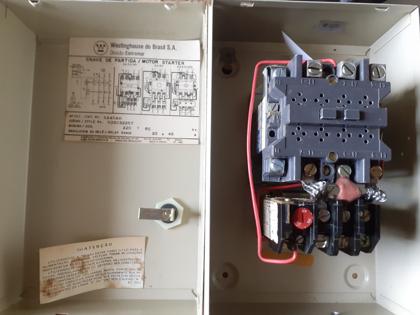 Chave magnetica Eletromar SA45H