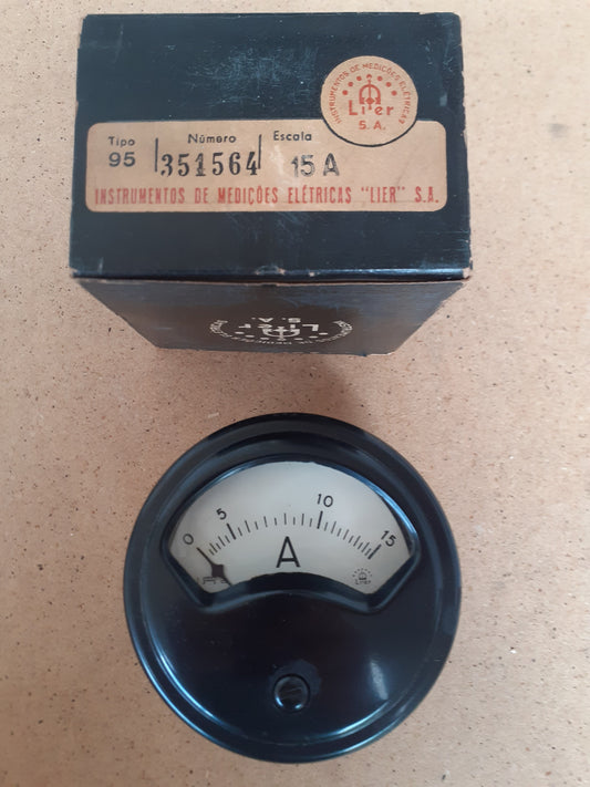 Amperimetro Lier BO95 15A