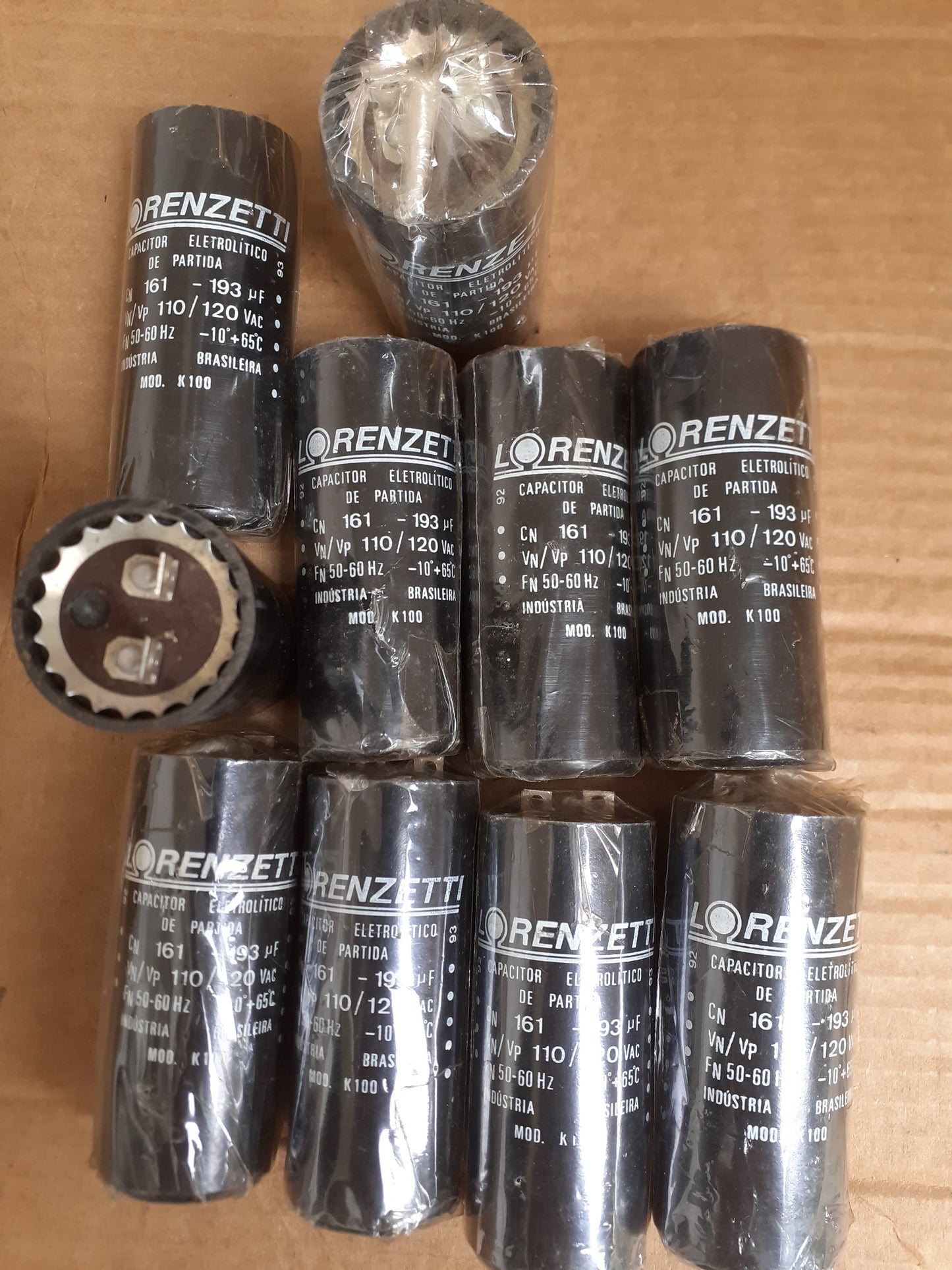 Capacitor Lorenzetti 161-193uF 110V 35x85mm