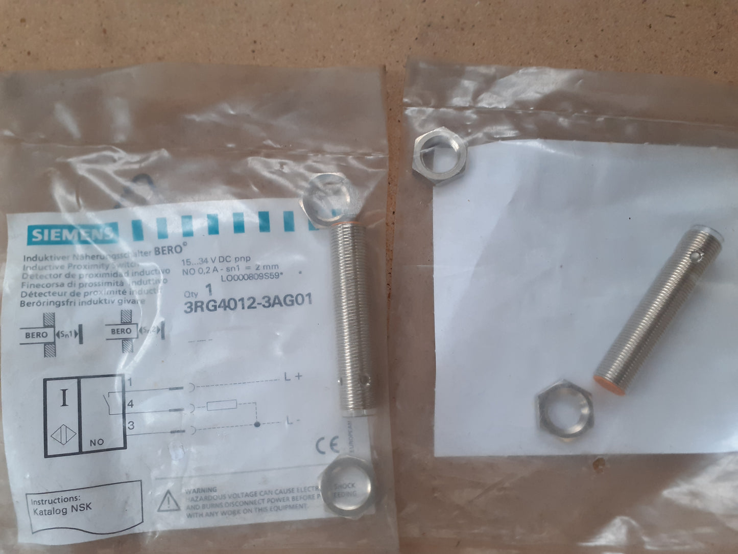 Sensor Siemens 3RG4012-3A-G01