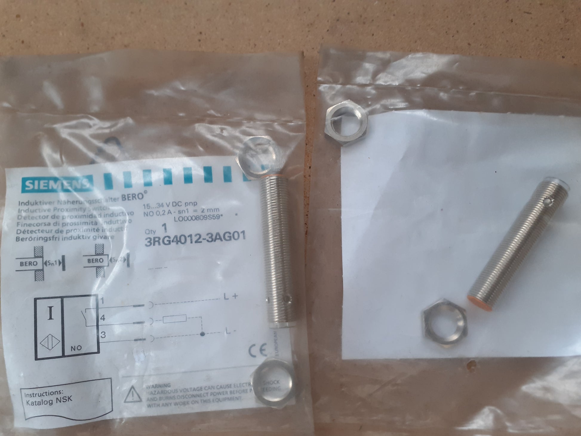 Sensor Siemens 3RG4012-3A-G01
