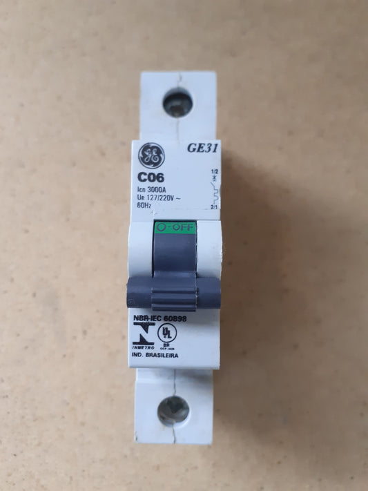 Disjuntor GE DIN GE31C06