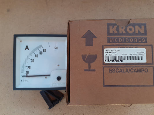Amperimetro Kron FM96 60-120A