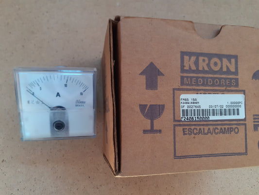 Amperimetro Kron FM65 15A