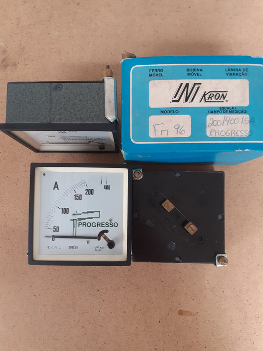 Amperimetro Kron FM96 200-400-5A