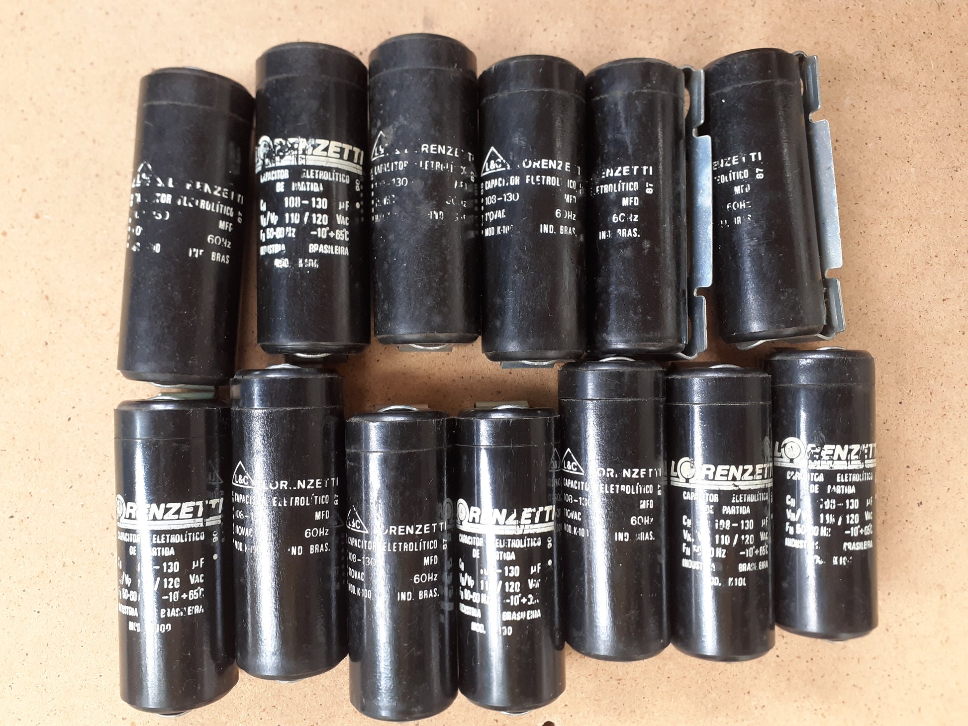 Capacitor Lorenzetti 108-130uF 110V 35x95mm