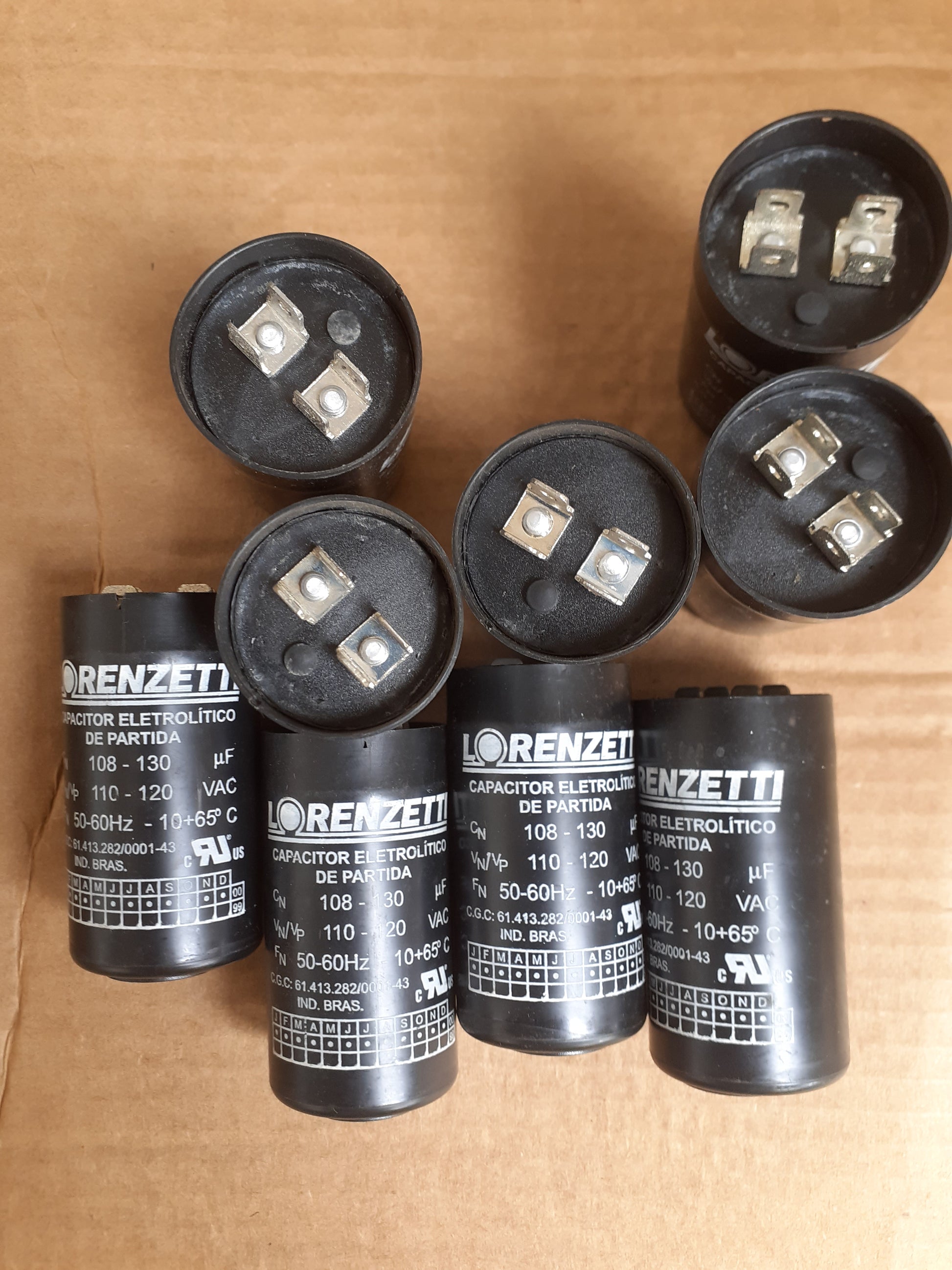 Capacitor Lorenzetti 108-130uF 110V 35x70mm