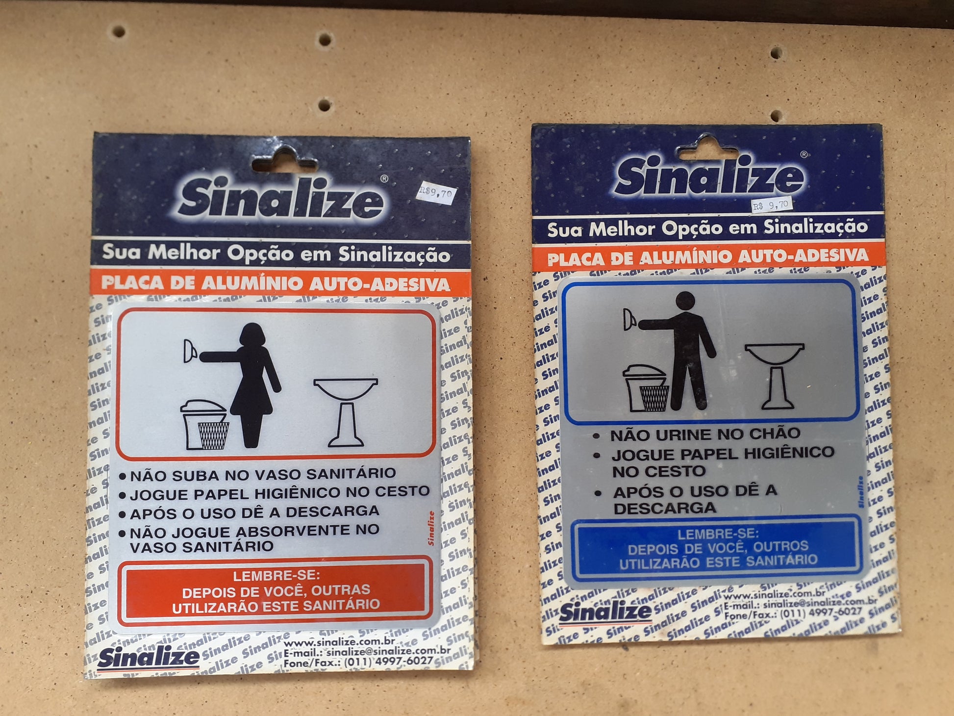 Placa Sinalize 12008