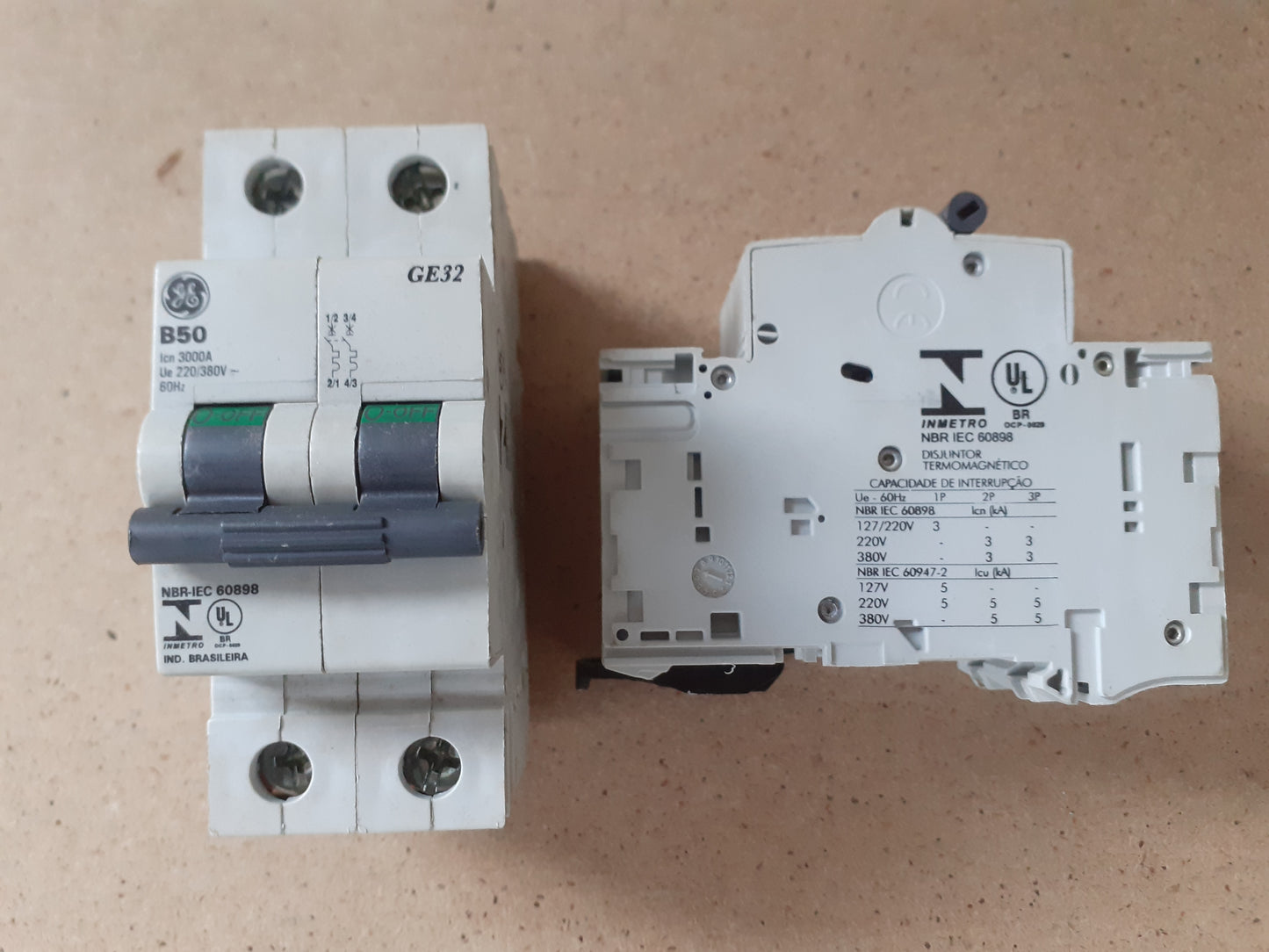 Disjuntor GE DIN GE32B50