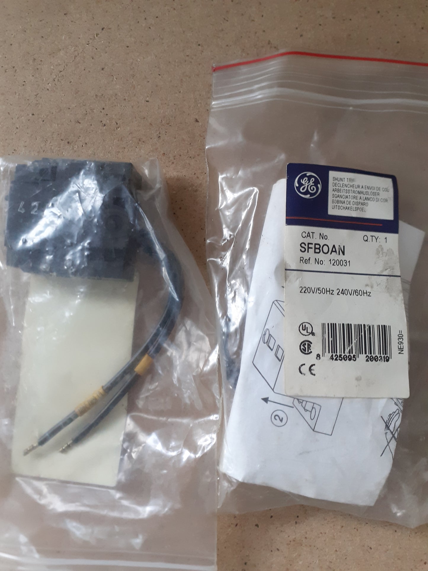 Bobina GE SFB0AN 120031 220V