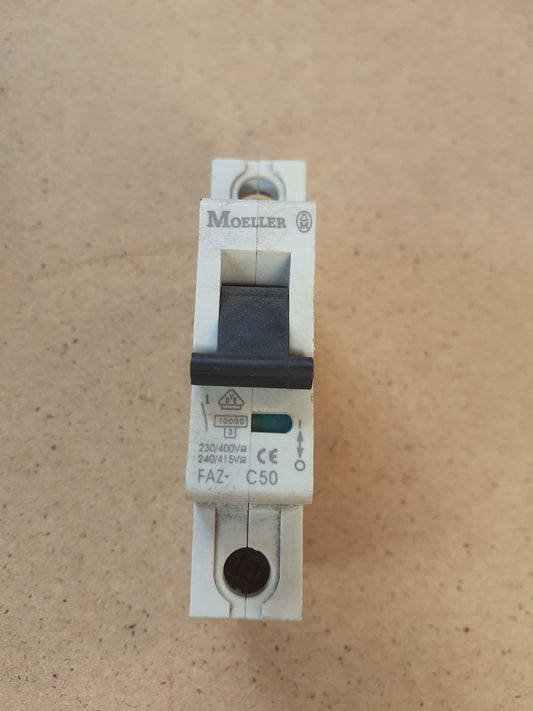Disjuntor Moeller DIN FAZ C50