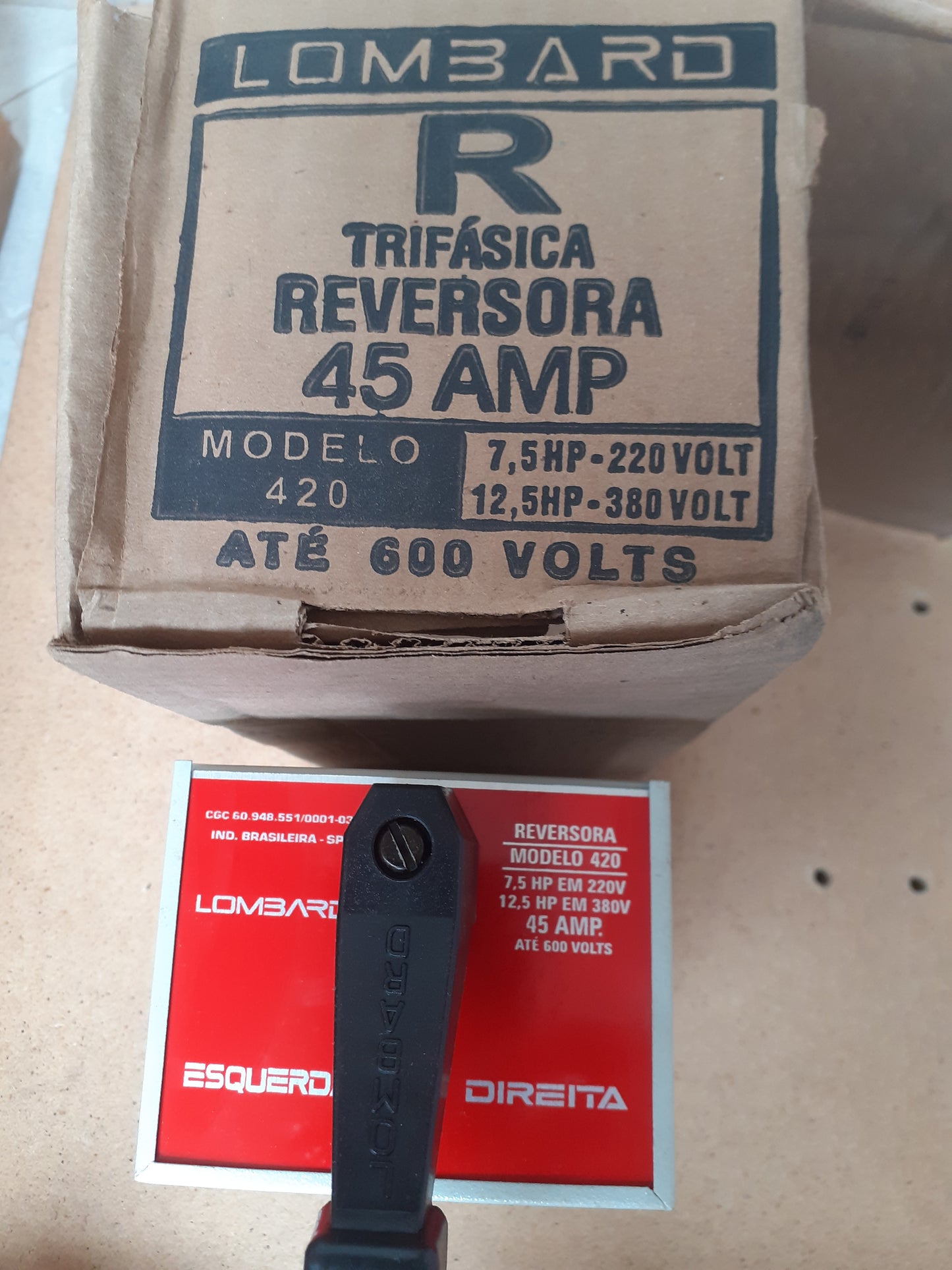 Chave Lombard Mod 420 R 45A