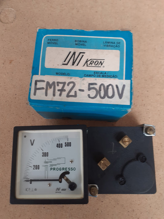 Voltimetro Kron FM72 500V